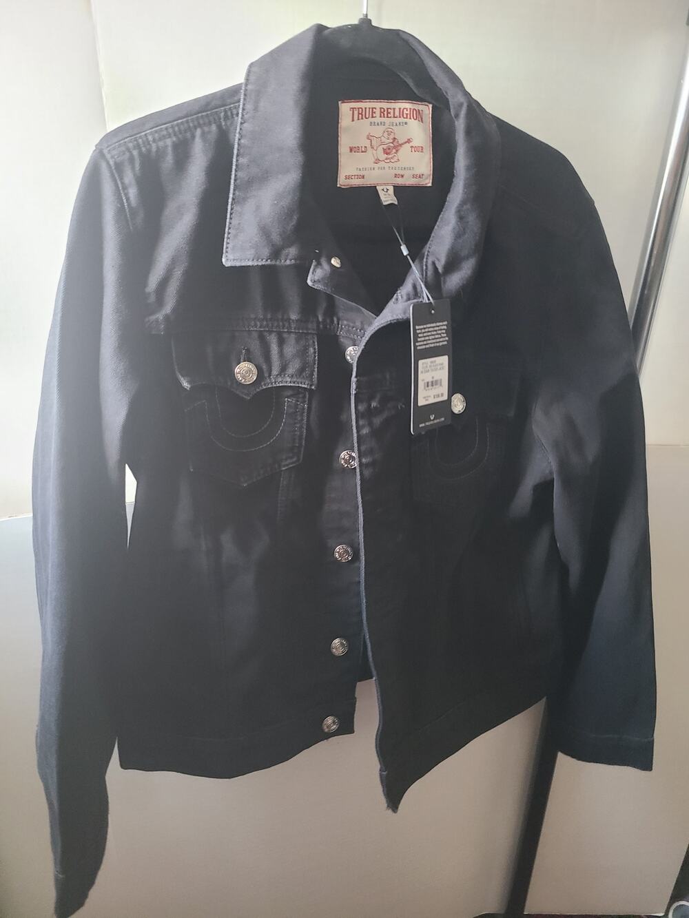 True Religion Black Denim Trucker Jacket – New With Tags